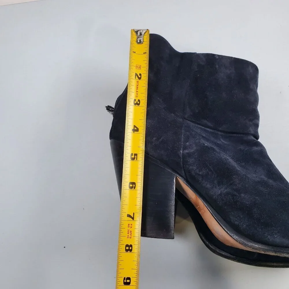 Rag & Bone Suede Classic Newbury Ankle Boots Women Size 38.5 US 9 Shoes